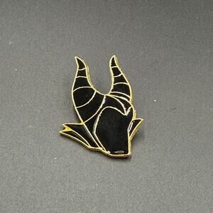 Disney Sleeping Beauty Maleficent Headdress Icon Trading Pin